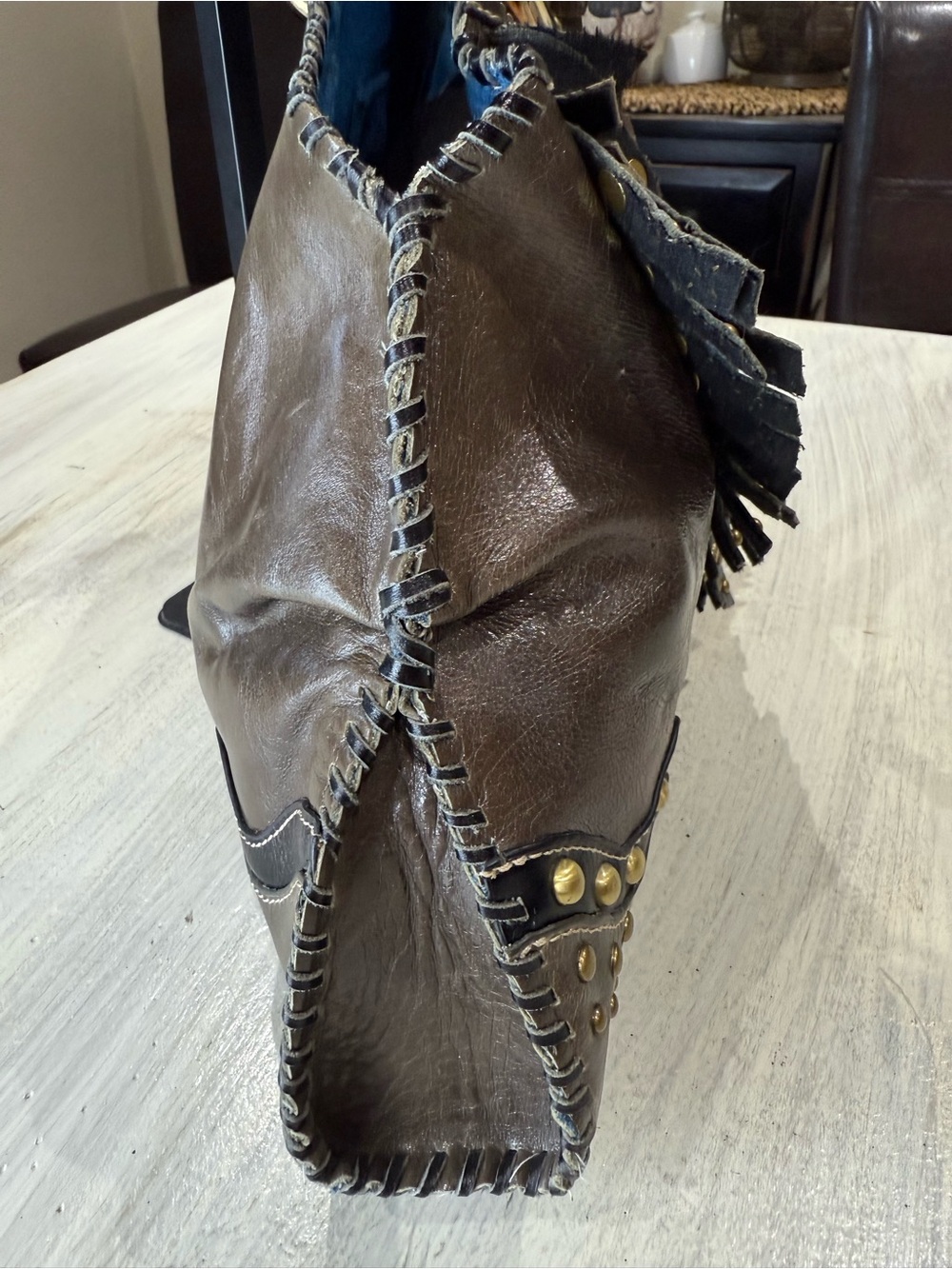 Sharif Artisan Series Limited Edition Renaissance Studded Handbag #98/200 COA - Picture 6 of 16